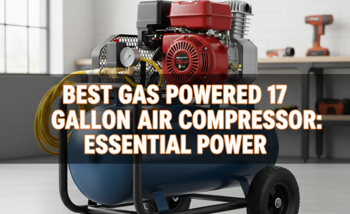 Best Gas Powered 17 Gallon Air Compressor: Essential Power