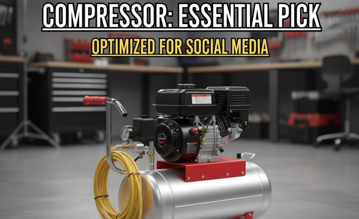 Best Gas Powered 2 Gallon Air Compressor: Essential Pick