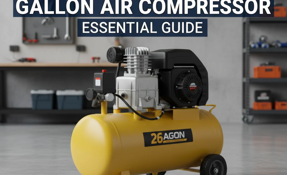 Best Gas Powered 26 Gallon Air Compressor: Essential Guide