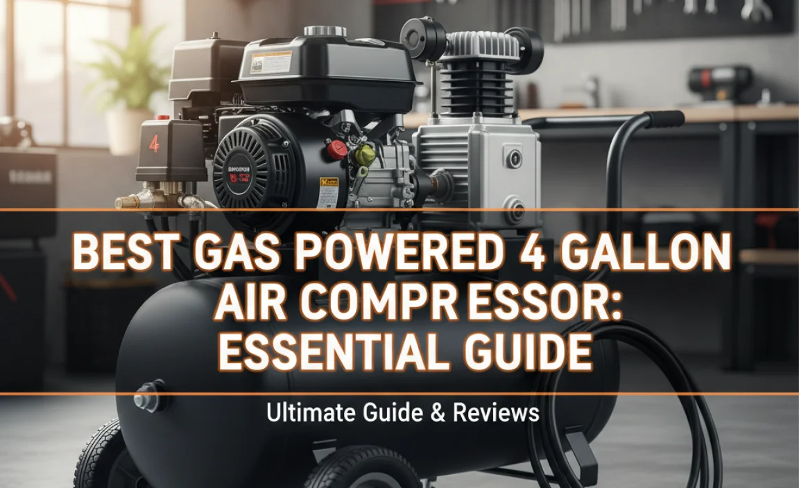 Best Gas Powered 4 Gallon Air Compressor: Essential Guide