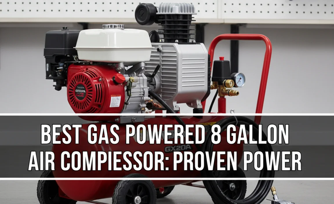 Best Gas Powered 8 Gallon Air Compressor: Proven Power