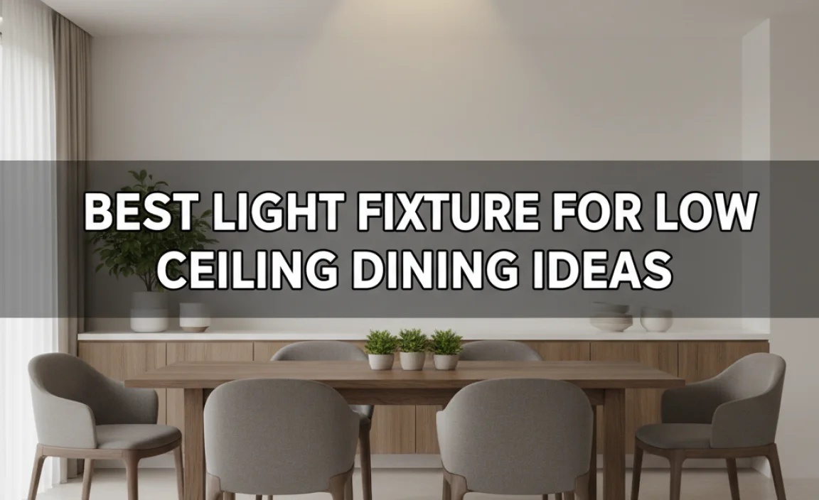 Best Light Fixture For Low Ceiling Dining Room Ideas