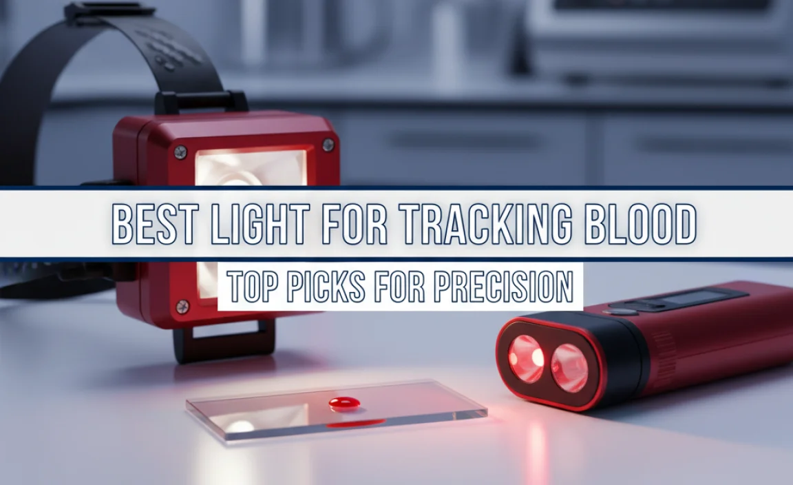 Best Light For Tracking Blood: Top Picks For Precision