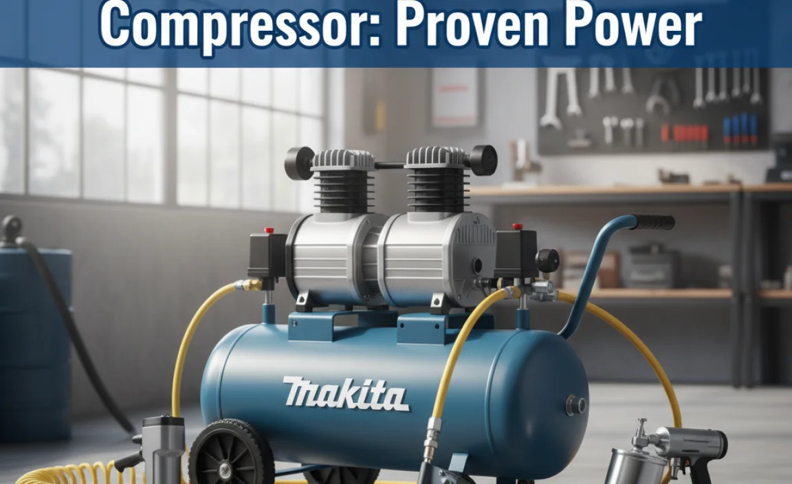 Best Makita Horizontal Air Compressor: Proven Power