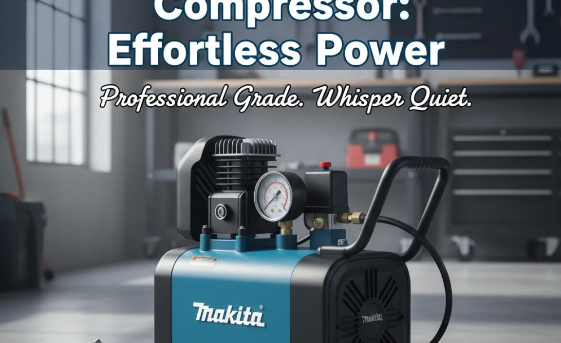 Best Makita Quiet Air Compressor: Effortless Power