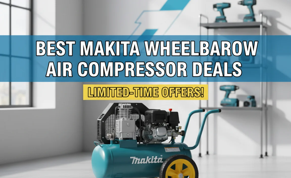 Best Makita Wheelbarrow Air Compressor Deals