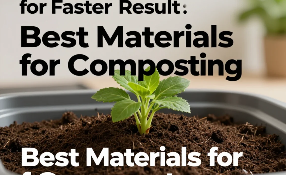 Best Materials for Composting