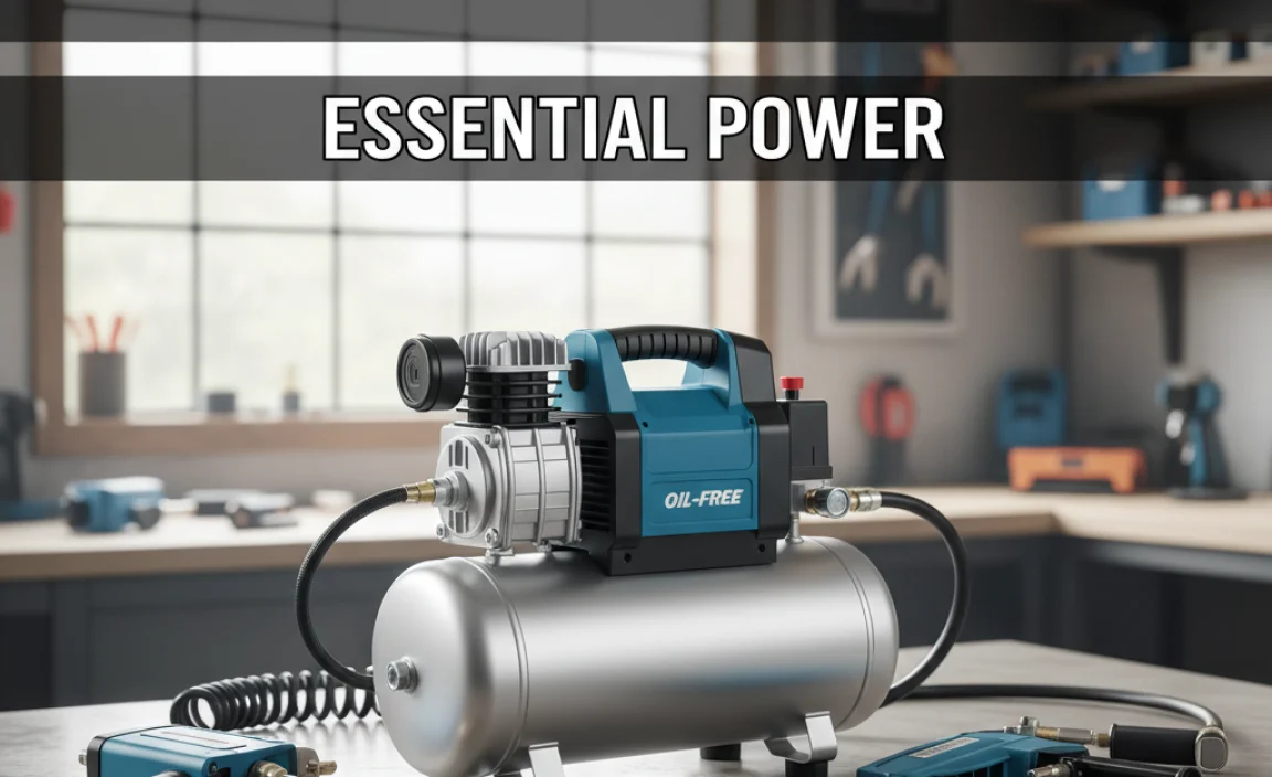 Best Oil-Free 1 Gallon Compressor: Essential Power