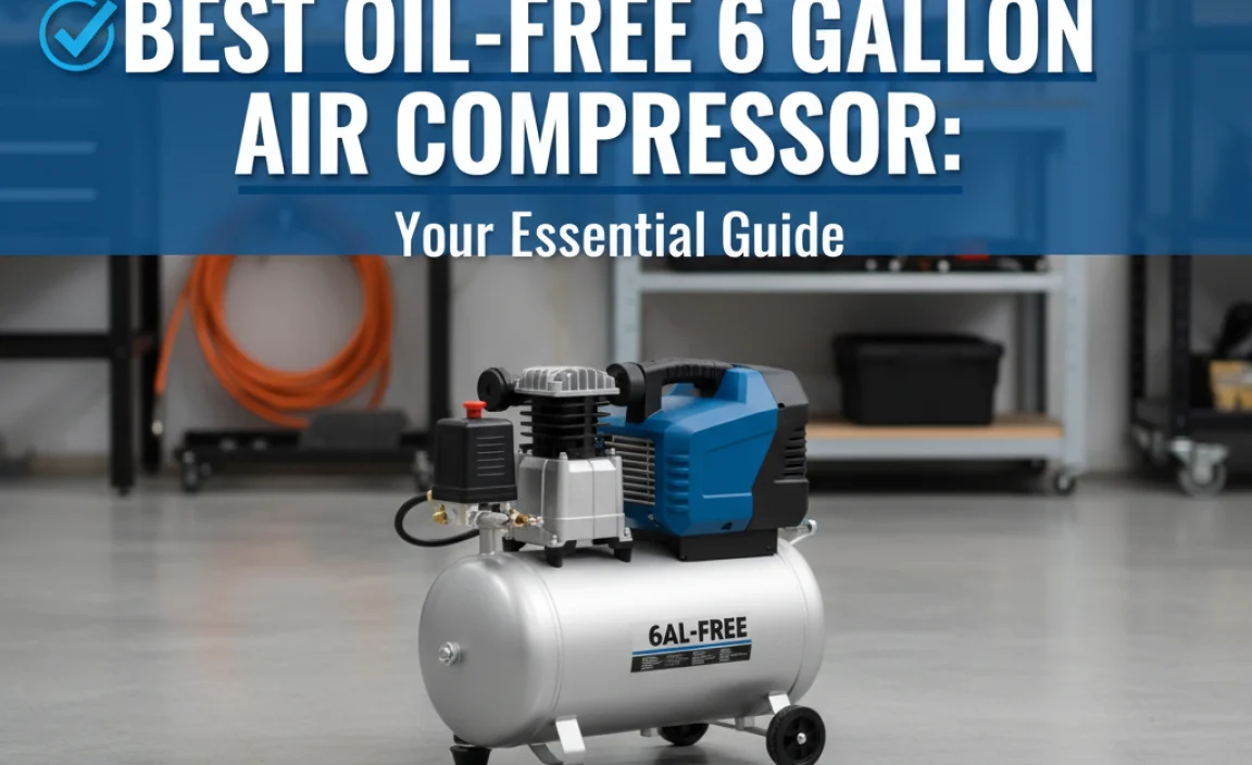 Best Oil-Free 6 Gallon Air Compressor: Your Essential Guide