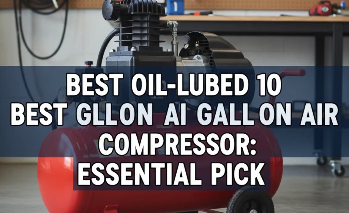 Best Oil-Lubed 10 Gallon Air Compressor: Essential Pick