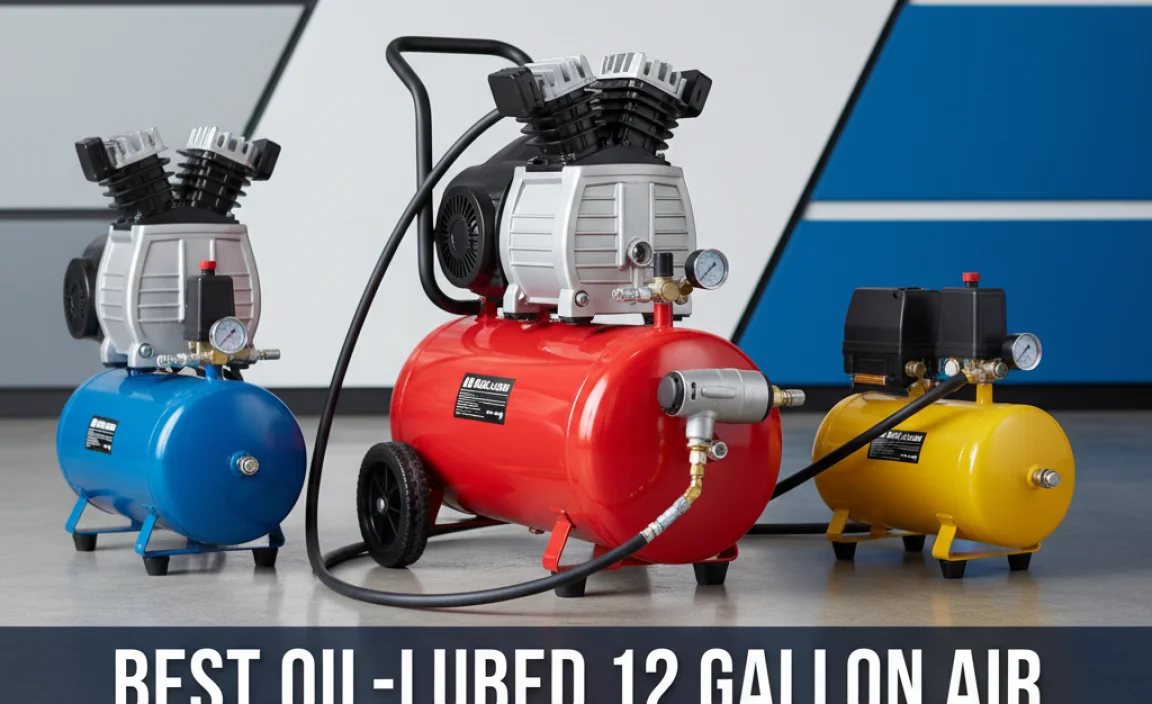 Best Oil-Lubed 12 Gallon Air Compressors: Essential Picks