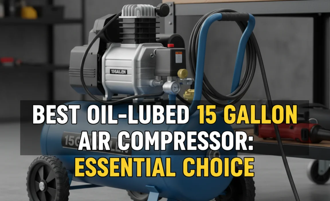 Best Oil-Lubed 15 Gallon Air Compressor: Essential Choice