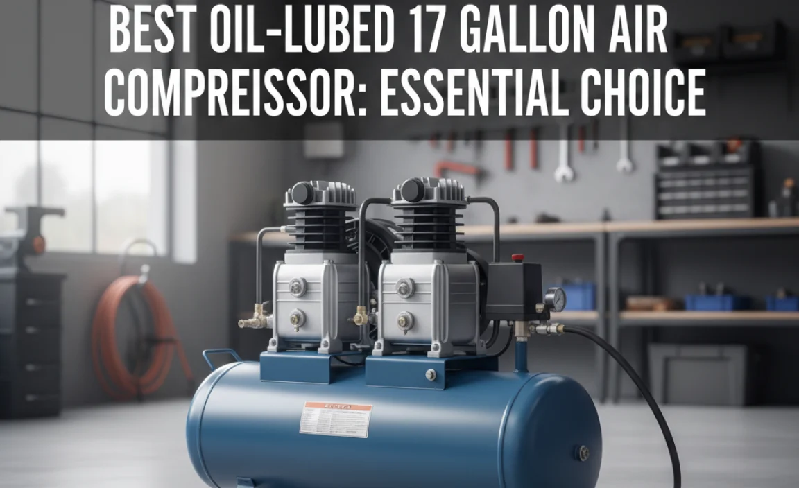 Best Oil-Lubed 17 Gallon Air Compressor: Essential Choice