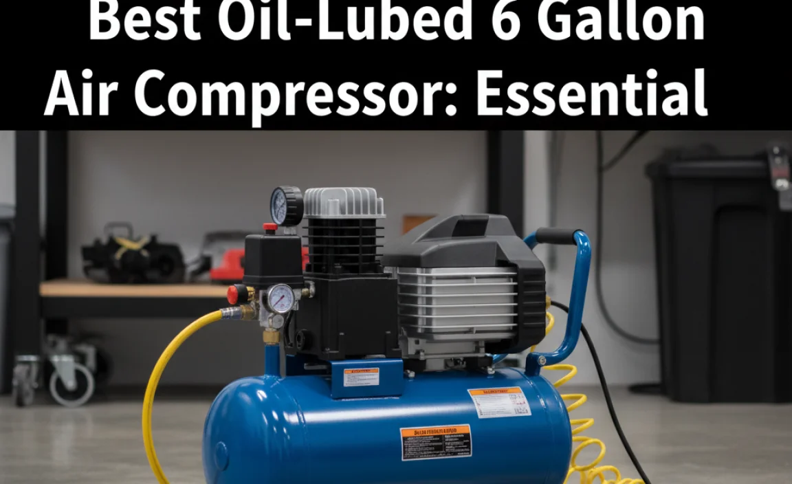 Best Oil-Lubed 6 Gallon Air Compressor: Essential