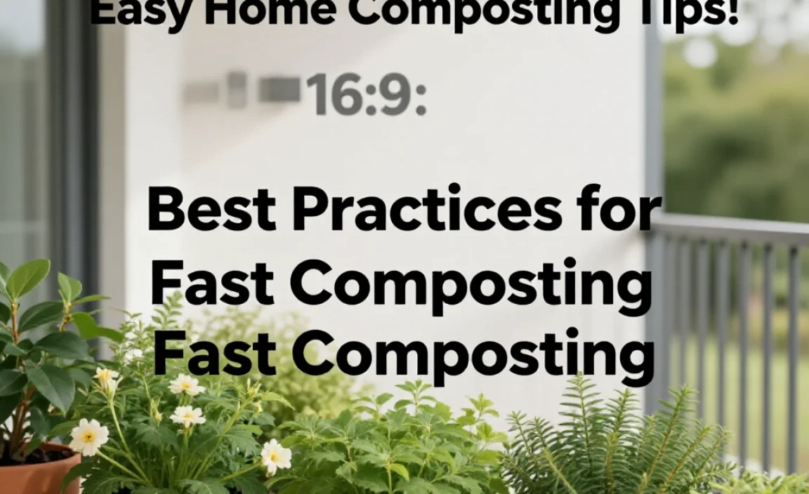Best Practices for Fast Composting