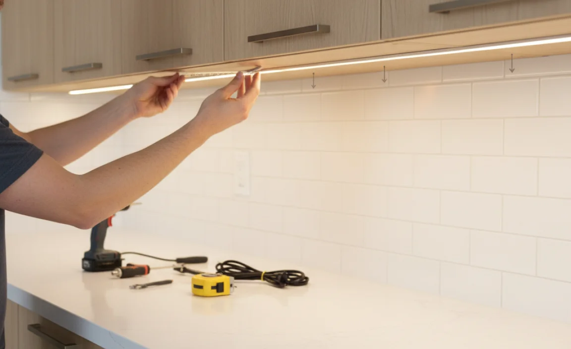 Best Practices for Mounting Under Cabinet Lights
