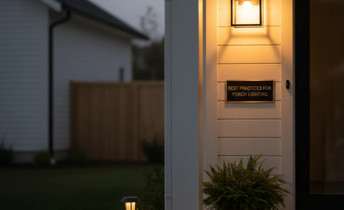 Best Practices for Porch Lighting