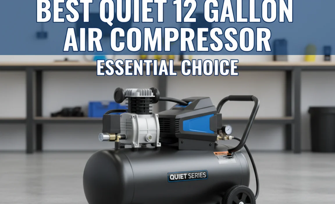 Best Quiet 12 Gallon Air Compressor: Essential Choice