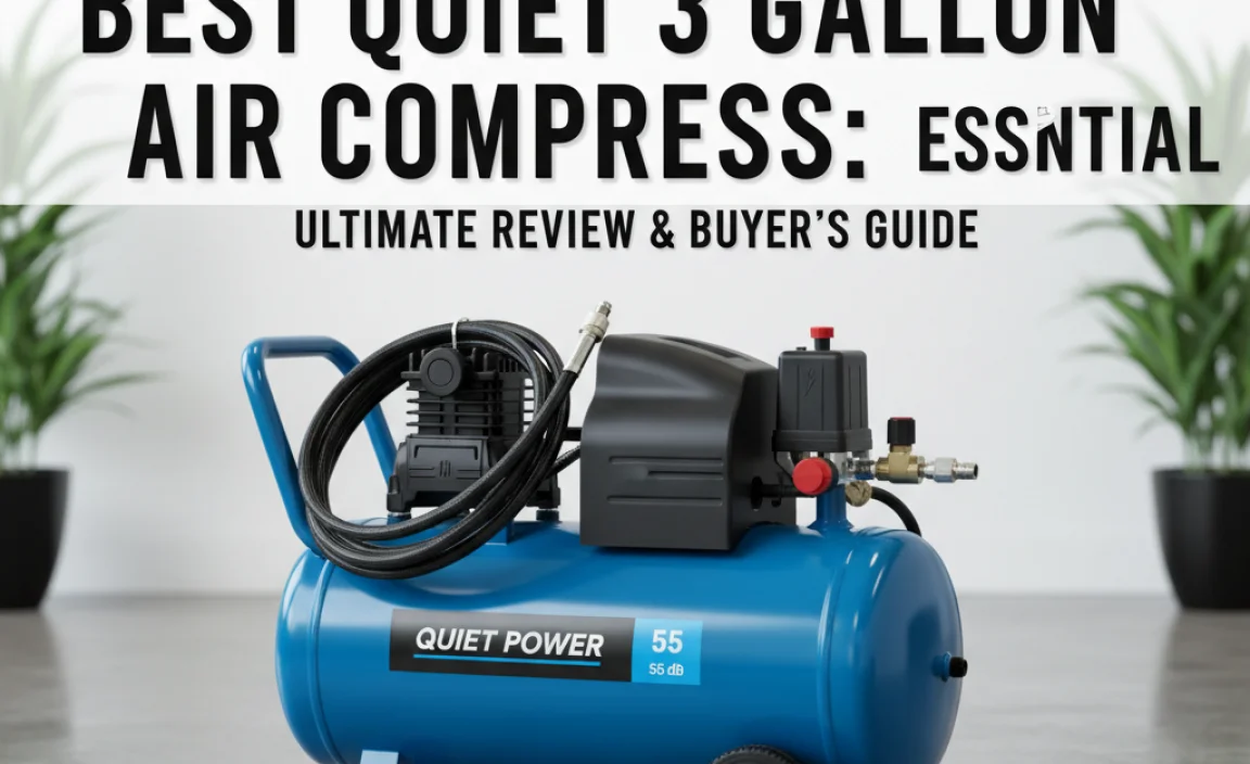 Best Quiet 3 Gallon Air Compressor: Essential Guide