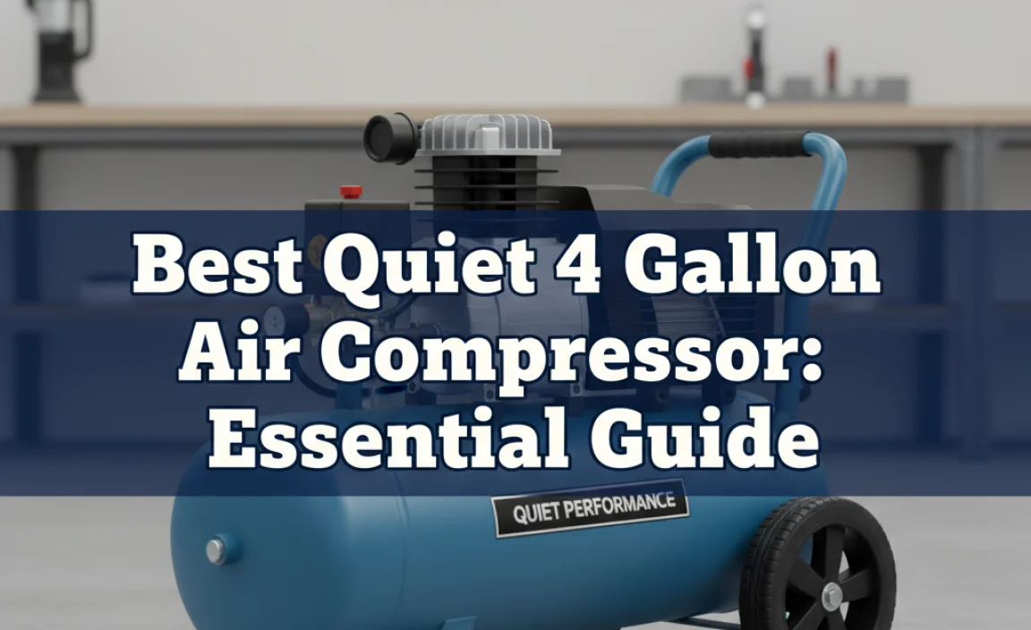 Best Quiet 4 Gallon Air Compressor: Essential Guide