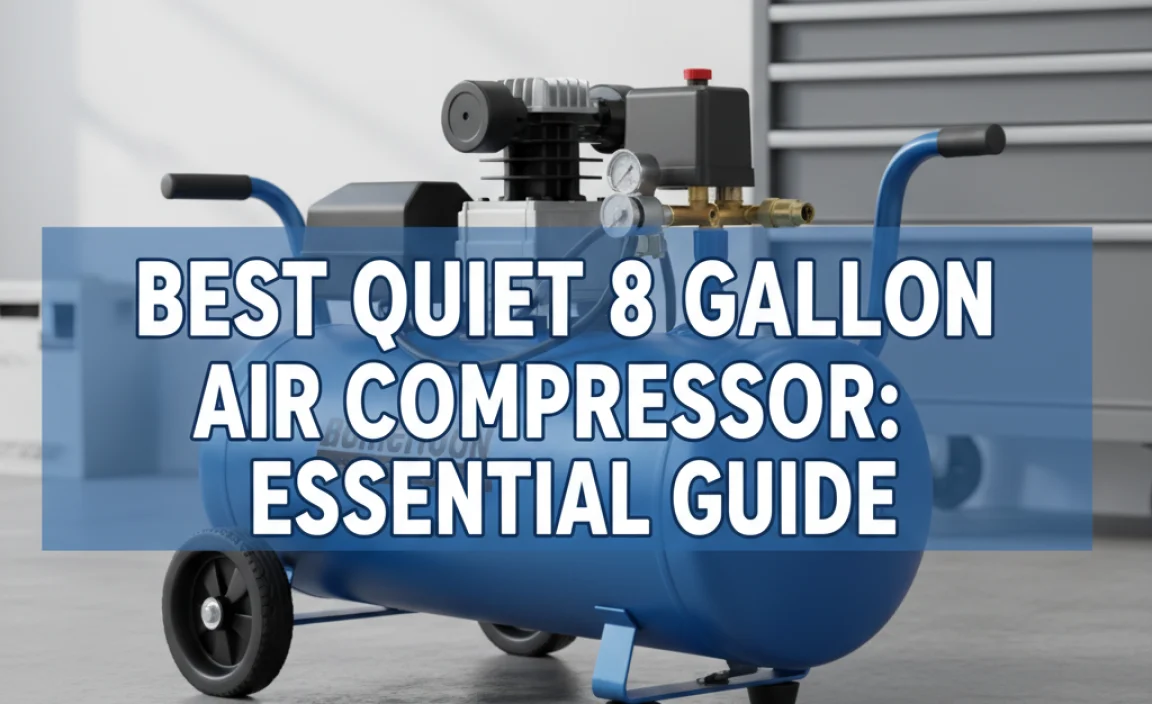 Best Quiet 8 Gallon Air Compressor: Essential Guide