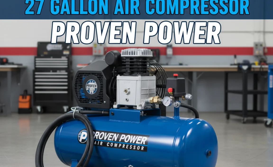 Best Single-Stage 27 Gallon Air Compressor: Proven Power