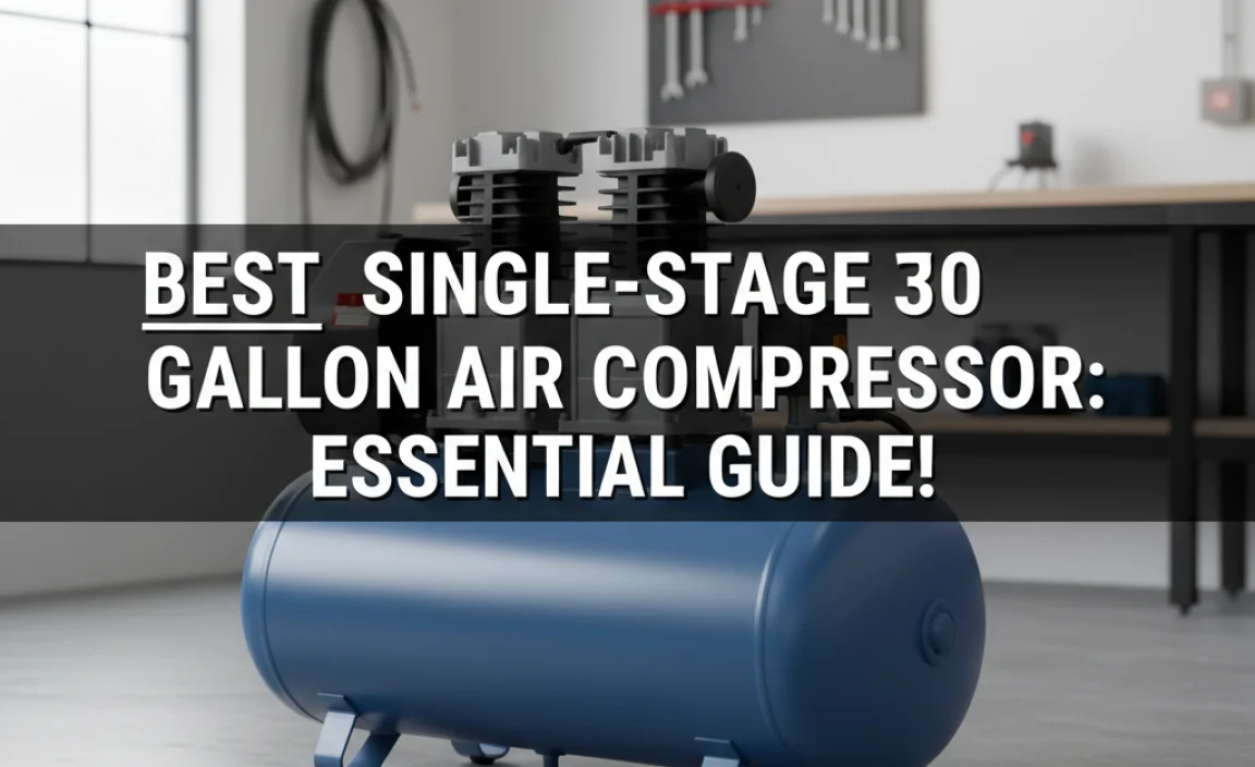 Best Single-Stage 30 Gallon Air Compressor: Essential Guide!