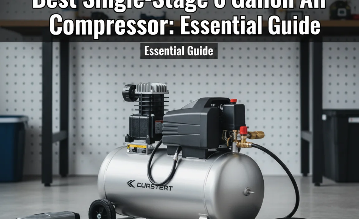 Best Single-Stage 6 Gallon Air Compressor: Essential Guide