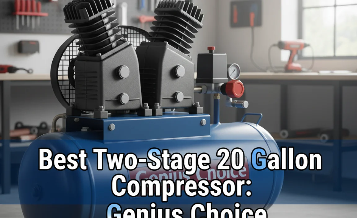 Best Two-Stage 20 Gallon Compressor: Genius Choice