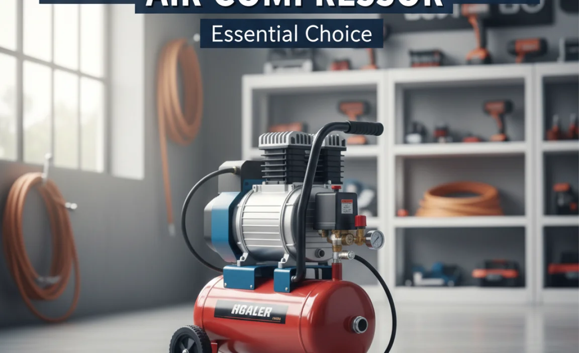 Best Two-Stage 4 Gallon Air Compressor: Essential Choice