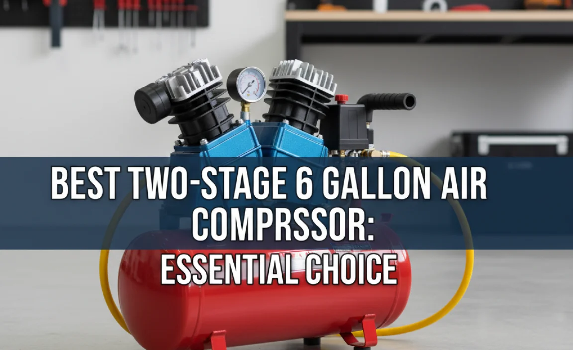 Best Two-Stage 6 Gallon Air Compressor: Essential Choice
