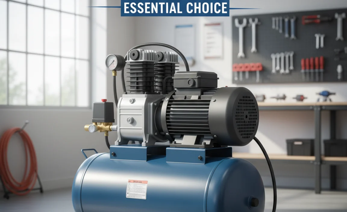 Best Two-Stage 8-Gallon Air Compressor: Essential Choice