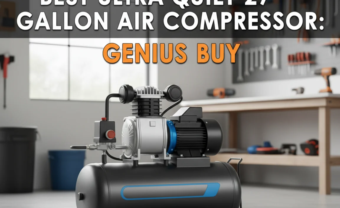 Best Ultra Quiet 27 Gallon Air Compressor: Genius Buy