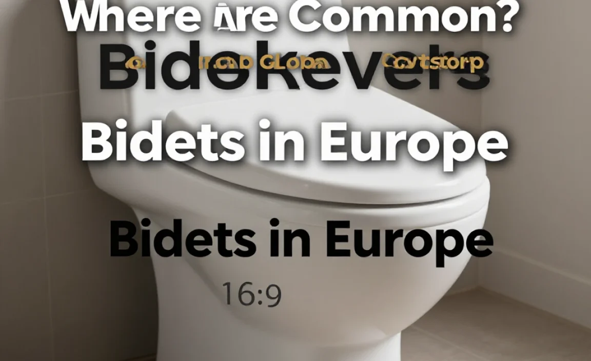 Bidets in Europe