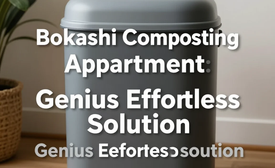 Bokashi Composting Apartment: Genius Effortless Solution