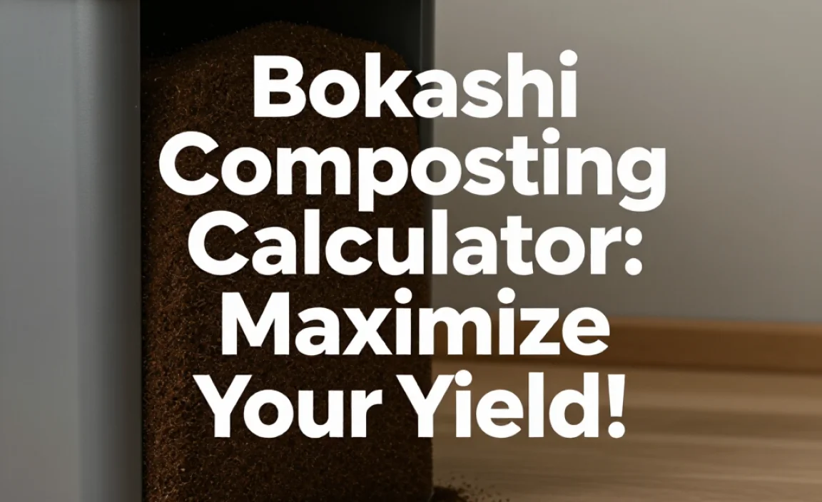 Bokashi Composting Calculator: Maximize Your Yield!