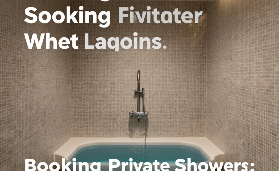 Booking Private Showers: What You Need to Know