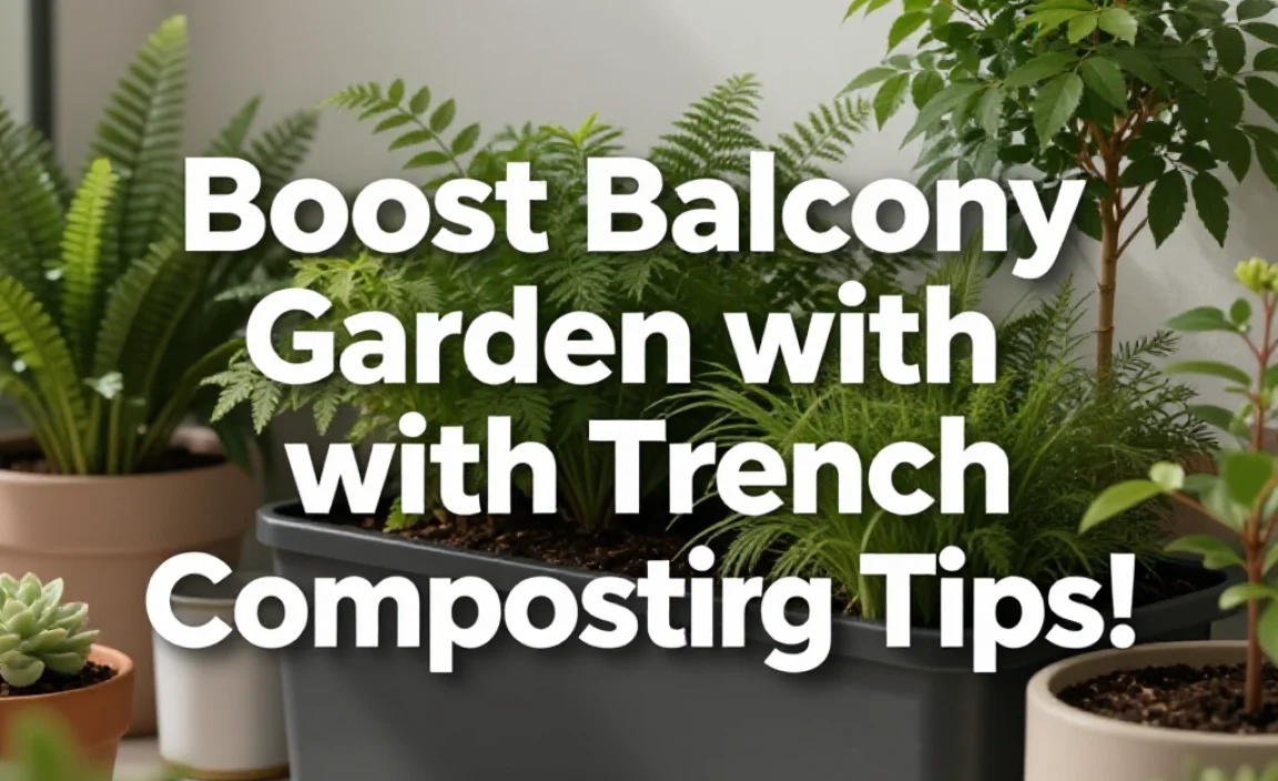 Boost Balcony Garden with Trench Composting Tips!