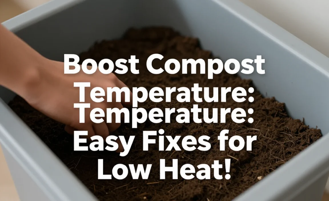 Boost Compost Temperature: Easy Fixes for Low Heat!