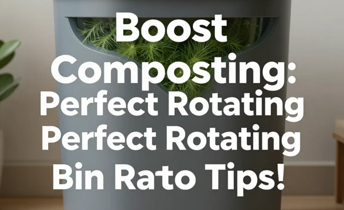 Boost Composting: Perfect Rotating Bin Ratio Tips!