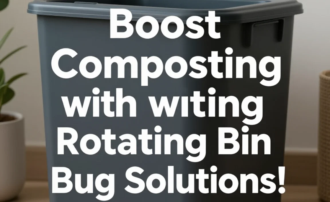 Boost Composting with Rotating Bin Bug Solutions!