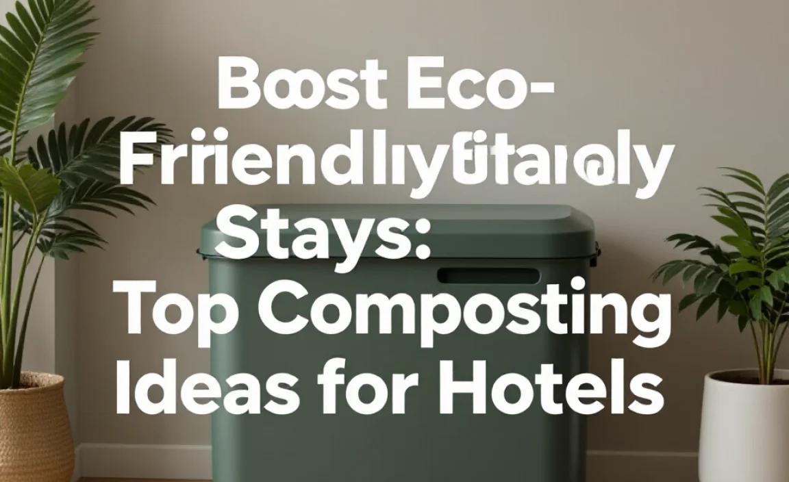 Boost Eco-Friendly Stays: Top Composting Ideas for Hotels