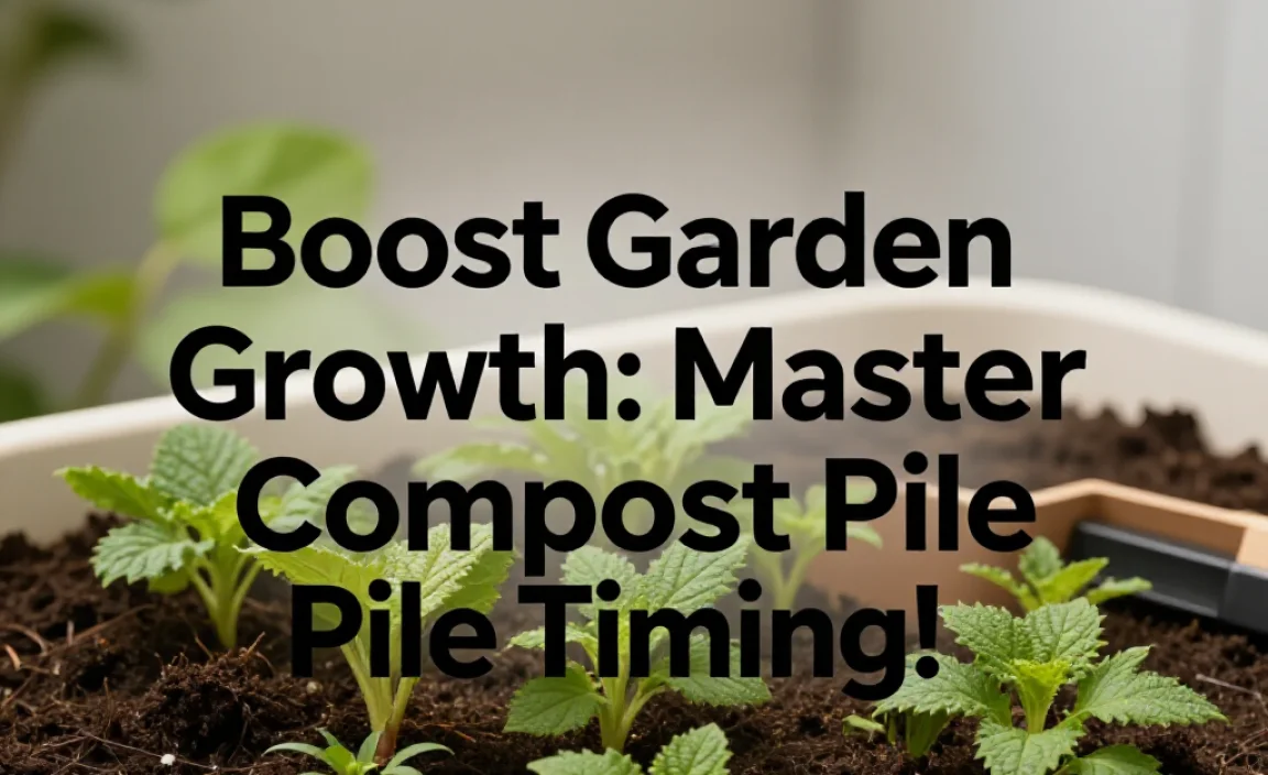 Boost Garden Growth: Master Compost Pile Timing!