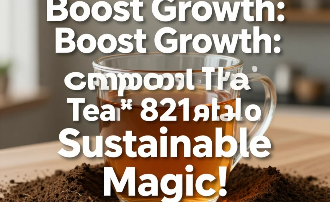 Boost Growth: Compost Tea’s Sustainable Magic!