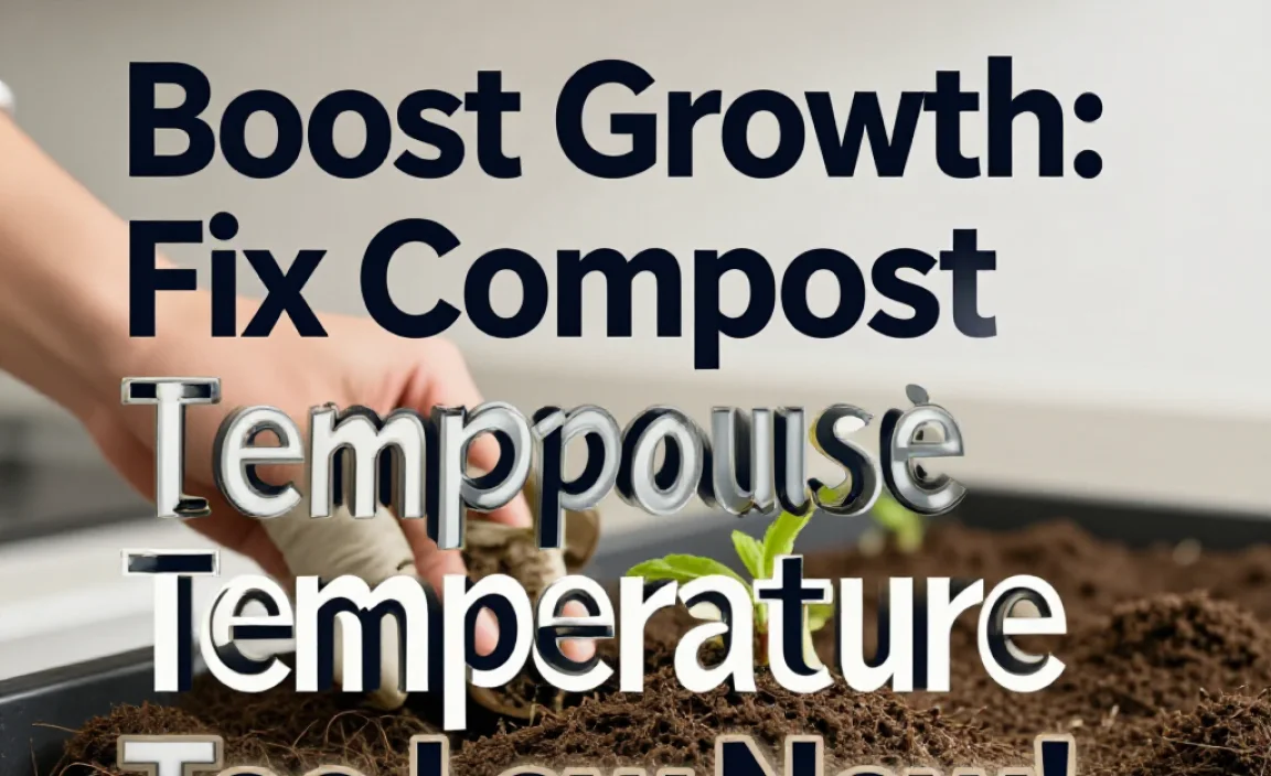 Boost Growth: Fix Compost Temperature Too Low Now!