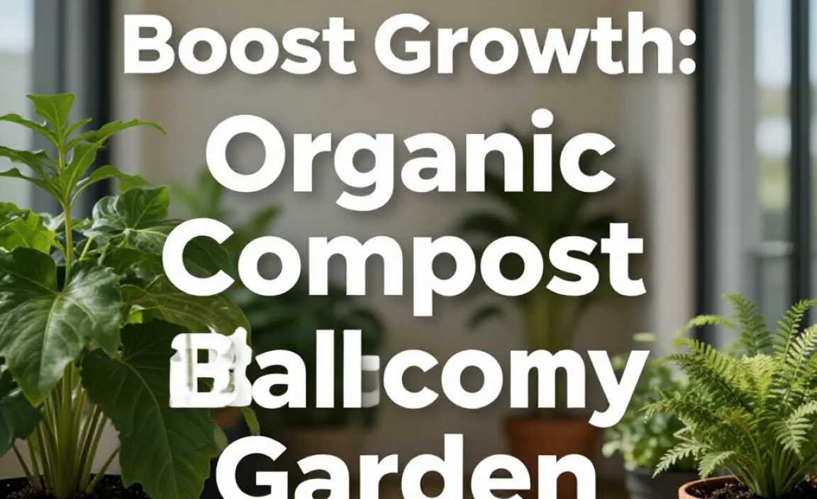 Boost Growth: Organic Compost for Your Balcony Garden