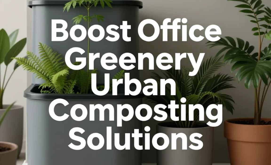 Boost Office Greenery Urban Composting Solutions