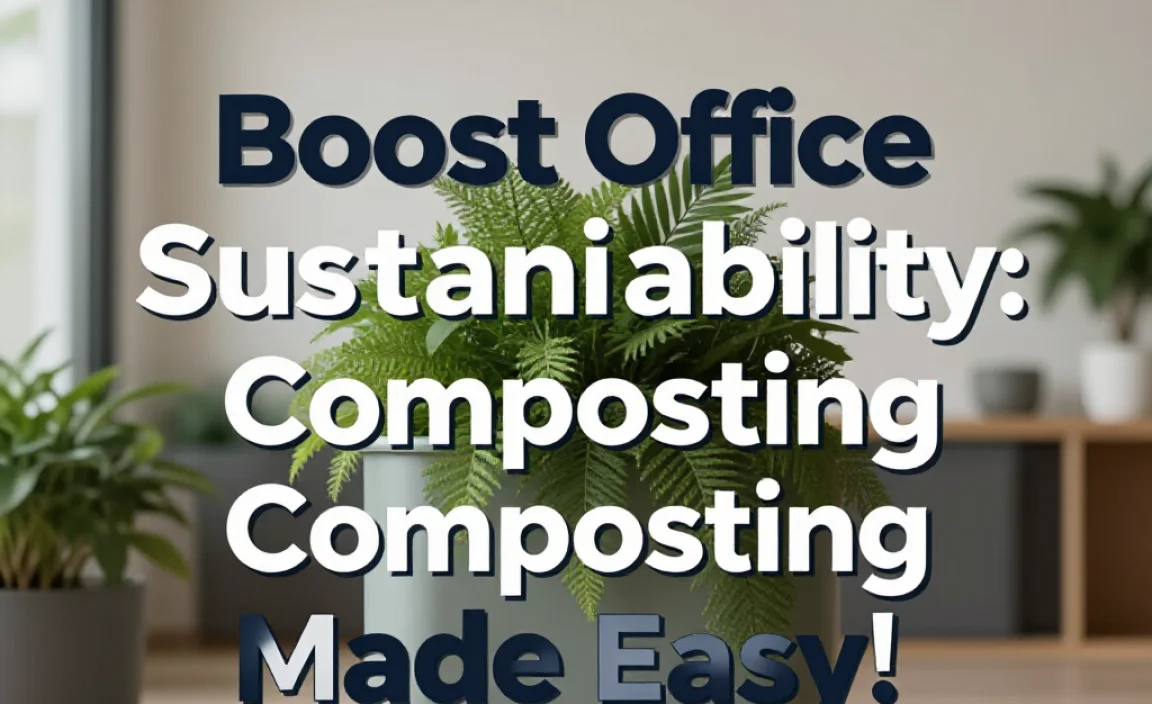 Boost Office Sustainability: Composting Made Easy!