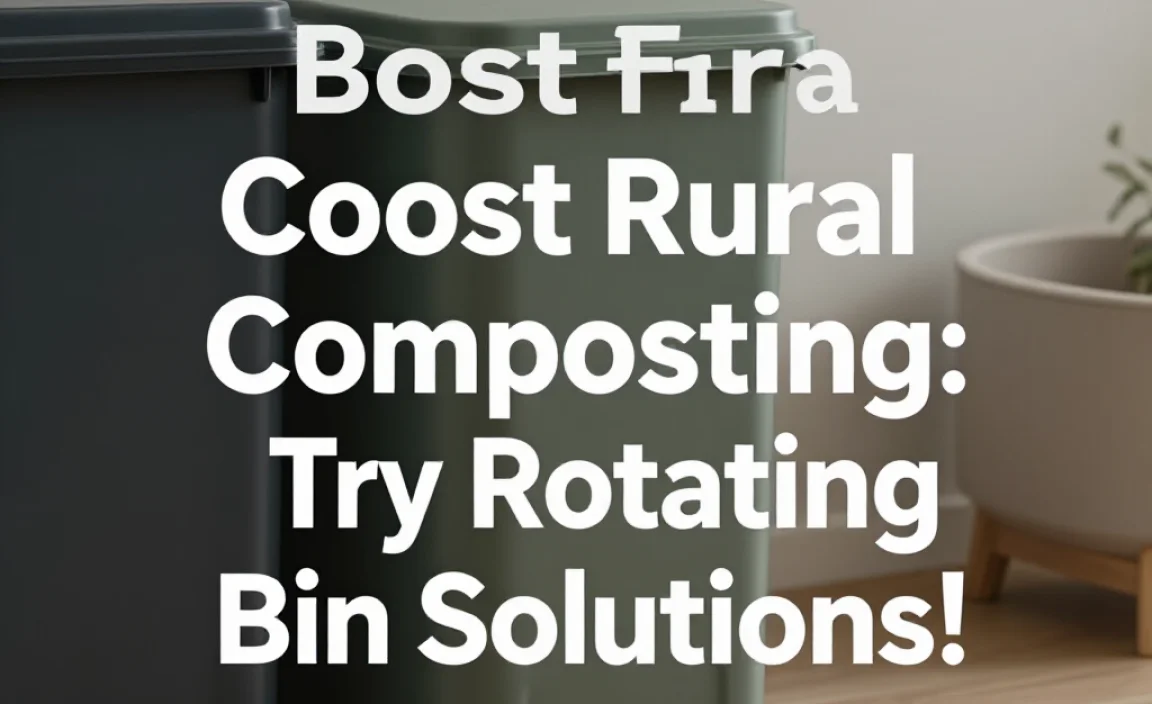 Boost Rural Composting: Try Rotating Bin Solutions!