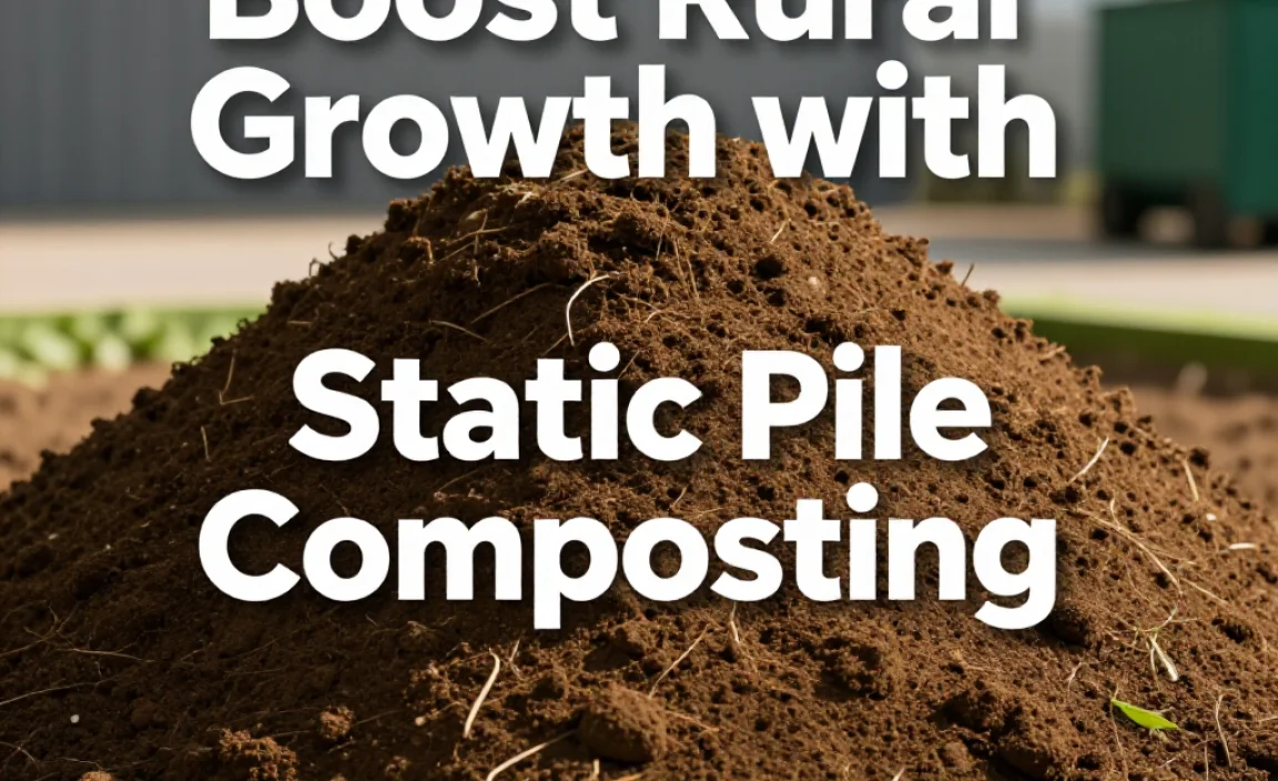 Boost Rural Growth with Static Pile Composting